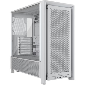 Corsair CC-9011313-WW FRAME 4000D RS Modular Mid-Tower PC Case - White, ATX, 430mm GPU, 170mm CPU cooler, 360mm rad, 1x USB-C 3.2 Gen 2 - Image 1