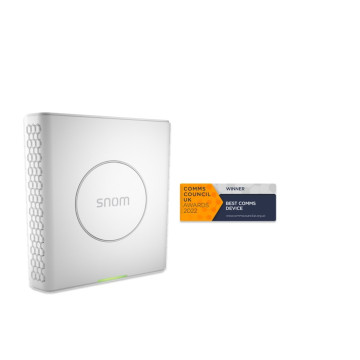 Snom M900 IP DECT Telephone Multicell Base Station, PoE, Up To 4,000 Base Stations, Up To 16,000 Handsets, Up To 8 Parallel Calls Per Base - Image 1