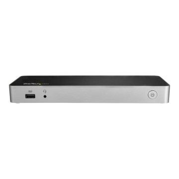 StarTech DK30CHDDPPD USB-C 4K DOCK, DUAL DISPLAY, HDMI, DP, USB(4), TB3 COMPATIBLE, 60W, AC, 3YR - Image 1