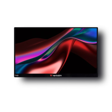 Verbatim 49590 14' IPS FHD 1920x1080 - HDR, 60Hz HDMI USB-C for Laptop, PS5, Xbox, Phone, Windows, Mac OS Ultra Portable Monitor - Image 1
