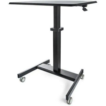 StarTech STSCART2 MOBILE STANDING DESK - PORTABLE SIT STAND ERGONOMIC HEIGHT ADJUSTABLE CART ON WHE - Image 1