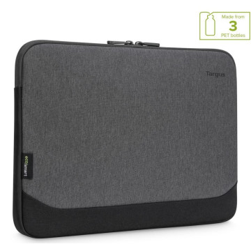 Targus TBS64602GL 13-14' Cypress EcoSmart Sleeve Bag for Laptop Notebook Tablet - Fits 13' 13.3' 14', Made with 3 Recycled Water Bottles - Grey - Image 1