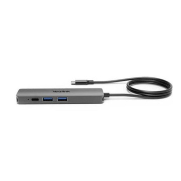 Yealink BYOD-BOX BYOD Box Cable Hub, with 1.5m USB-C Cable (USB-C to USB-A adapter included), easy plug&play setups, Support to charging the connected laptop - Image 1