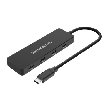 Simplecom CH384 USB-C to 4-Port USB-C Data Hub USB 3.2 Gen 2 10Gbps - Image 1