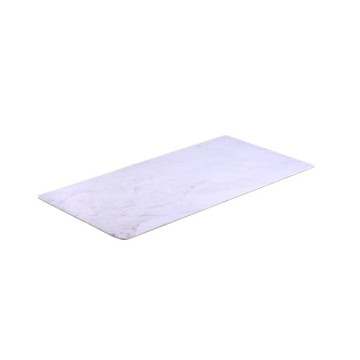 Brateck MP10-1 800mmx400mm Stylish Desk Pad Marbled White, 800x400x4mm, reduces resistance and ensure easy mouse movements - Image 1