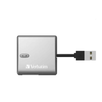 Verbatim 65677 USB 2.0 All- in-1 Card Reader Compact - including SD, SDHC, SDXC, microSD, microSDHC, microSDXC, CF-1, Memory Stick, xD and MS-Pro/Duo - Image 1