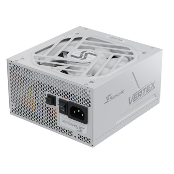 Seasonic PSUSEAVERTEXWHITEGX1000 VERTEX GX-1000 White 1000W ATX 3.0 Gold Modular PSU - Image 1