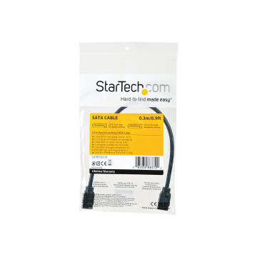 StarTech SATRD30CM CABLE - 0.3M ROUND SATA CABLE - 6GBS - Image 1