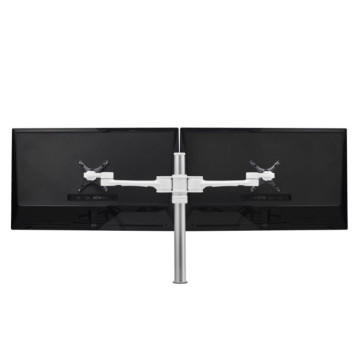 Atdec AF-AT-D-SW Dual Swing Arms on Post - White - Image 1