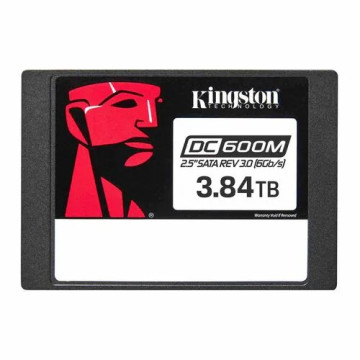 Kingston SEDC600M/3840G Enterprise DC600M 3.84 TB Solid State Drive - 2.5" Internal - SATA (SATA/600) - Mixed Use - Server, Motherboard Device Supported - 1 DWPD - 7008 TB TBW - 560 MB/s Maximum Read Transfer Rate - Hot Pluggable - 256-bit AES E - Image 1