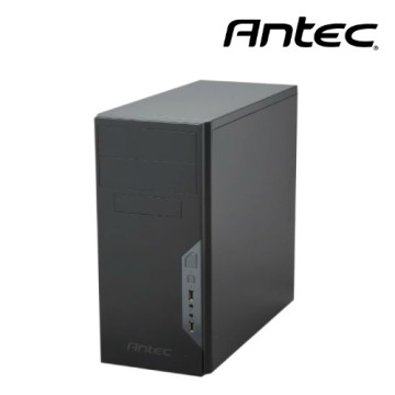 Antec VSK3500E-P-U3 VSK3500 mATX Business Office Case w/ true 500w PSU. 2x 5.25' ODD Bay, 3.5' x 1, 2x USB 3.0 Thermally Advanced. 8PIN EPS, 1x 92mm Fan. 2 Yrs Wty - Image 1