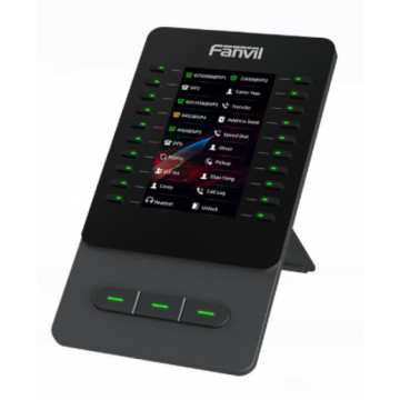 Fanvil IPF-EM60 EM60 multifunctional color‑screen expansion module for V65, V66,V66 Pro IPphones. 4.3inch color display 60 programmable DSS, dual‑color LED ind - Image 1
