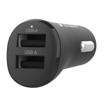 Verbatim 66599 Car Charger - Dual Port 3.4A - Black - Image 1