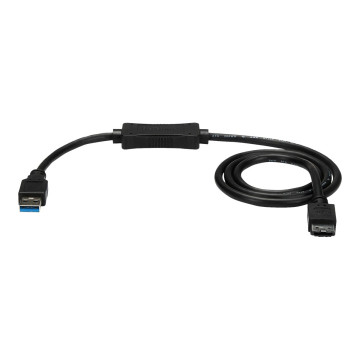 StarTech USB3S2ESATA3 USB 3.0 TO ESATA HDD/SSD/ODD ADAPTER CABLE - 1M ESATA TO USB 2YR - Image 1