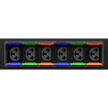 VERTIV F0144849 Geist Basic Horizontal PDU, 16A, 230V, 1U, 12 x Locking Combination C13/C19 outputs, - Image 1