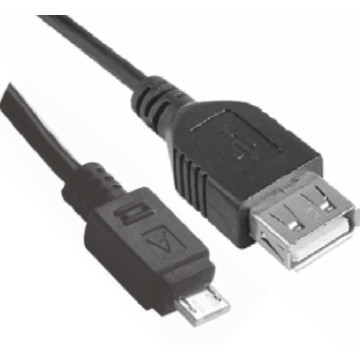 Astrotek AT-USB2MICRO-OTG Micro USB Male to USB Female OTG Adapter Converter Cable Black for Windows Samsung Android Tablet & Mobiles 1m - Image 1