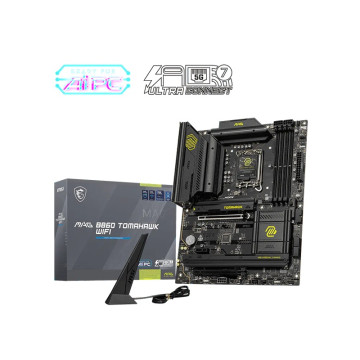 MSI MAG B860 TOMAHAWK WIFI , INTEL B860, 4x DDR5 256GB, 1x HDMI, 2x PCI-E x16 slot, 1x PCI-E x1, 3x M.2, 4x SATA 6G, 8x USB 2.0. Intel Killer™ BE1750 - Image 1