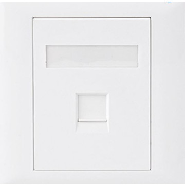 Astrotek ATP-SC-5E-1 CAT5e RJ45 Wall Face Plate 86x86mm 1 Port Socket Kit - Image 1
