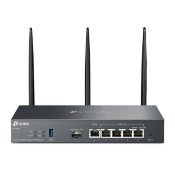 TP-LINK ER706W OMADA AX3000 DUAL-BAND GIGABIT VPN ROUTER, GbE SFP(1),WAN(1), LAN/WAN(4), 5YR - Image 1