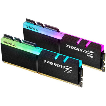 G.SKILL F4-3200C16D-16GTZR 16GB (2 x 8GB)/ PC4-25600 / DDR4 3200 Mhz/ Timings 16-18-18-38/ Voltage 1.35V/ Trident Z RGB - Image 1
