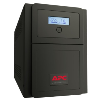 APC SMV1000CAI Easy UPS 1000VA/700W Line Interactive UPS, Tower, 230V/10A Input, 6x IEC C13 Outlets, Lead Acid Battery, Network Slot - Image 1