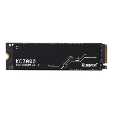Kingston SKC3000S/1024G KC3000 1TB PCle 4.0 NVMe M.2 2280 7,000/6,000MB/s Random 4K 800TBW 3D TLC Phison E18 Low Profile Graphene Aluminium Heat Spreader - Image 1
