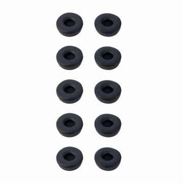 Jabra 14101-60 Engage Ear Cushions, Black, 5 Pairs, for Stereo Headsets , Black leatherette ear cushions for the Engage 65 or Engage 75. - Image 1