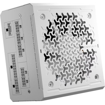 Corsair CP-9020292-AU RMe Series™ RM750e - Fully Modular Low-Noise ATX Power Supply - White (AU), Cybenetics Gold, ATX12V 3.1, 2x PATA, 2x EPS, 6x SATA, 3x PCIe - Image 1