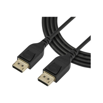 StarTech DP14MM2M 2M DISPLAY 1.4 CABLE, 8K 60HZ, UHD 4K 120HZ, HDR, VESA CERTIFIED, BLACK, LTW - Image 1