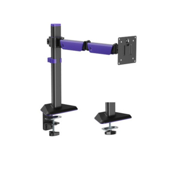 Brateck LDT89-C012 Amethyst Articulating Gaming Monitor Arm Matte Black, Fit Screen Size: 17'-40' Up to 12 KG, VESA 75x75,100x100 - Image 1