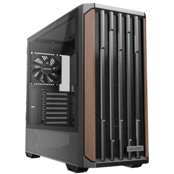 OKINOS CAO-CYP7 Cypress 7 Wood, Mid Tower Gaming PC Case, ATX/M-ATX/ITX, Tempered Glass, USB-C 10Gbps, 4x120mm PWM Fans, GPU ≤415mm, CPU ≤165mm - Image 1