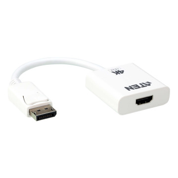 Aten VC986B-AT VanCryst VC986B DisplayPort to True 4K HDMI Active Adapter. Supports Audio and AMD Eyefinity Technology for Multi-Screen setup - Image 1
