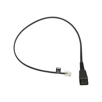 Jabra 8800-00-25 QD TO RJ9 STRAIGHT BOTTOM CORD FOR LINK 180, 0.5M - Image 1