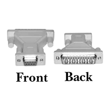 8ware GC-4046 D-SUB DB 25-pin to DB 9-pin Male to Female Adapter no cable - Image 1