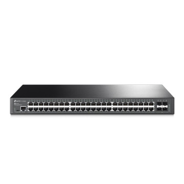 TP-LINK SG3452 Omada 48-Port Gigabit L2+ Managed Switch with 4 SFP Slots, Omada SDN, Centralised Mgt, Static Routing (T2600G-52TS) - Image 1