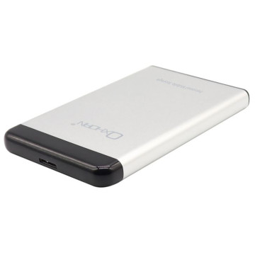 Just You PC UH-321S Oxhorn USB 3.0 USAP 2.5″ SATA HDD SSD Enclosure Silver USB3.0 Cable (included) 2YR WTY - Image 1
