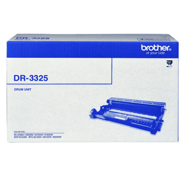Brother DR-3325 Drum Unit - with HL-5440D/5450DN/5470DW/6180DW & MFC-8510DN/8910DW/8950DW & DCP-8155DN - up to 30000 pages - Image 1