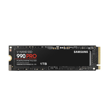 Samsung MZ-V9P1T0BW 990 Pro 1TB Gen4 NVMe SSD 7450MB/s 6900MB/s R/W 1550K/1200K IOPS 600TBW 1.5M Hrs MTBF for PS5 5yrs Wty - Image 1