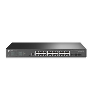 TP-LINK SG3428X OMADA 24-PORT MANAGED GIGABIT L2+ RACK SWITCH, GbE(24), 10G SFP+(4), 5YR - Image 1