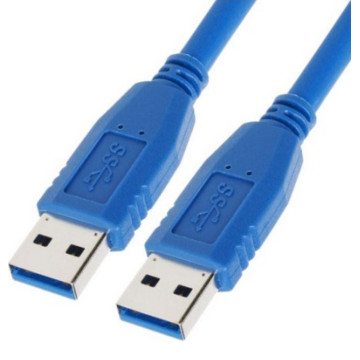 Astrotek AT-USB3-AMAM-1M USB 3.0 Cable 1m - Type A Male to Type A Male Blue Colour - Image 1