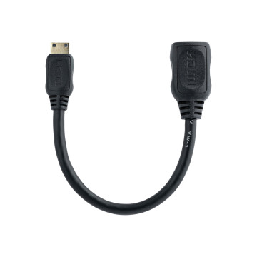 StarTech HDACFM5IN 5" HIGH SPEED HDMI ADAPTER CABLE - HDMI TO HDMI MINI- F/M, LTW - Image 1