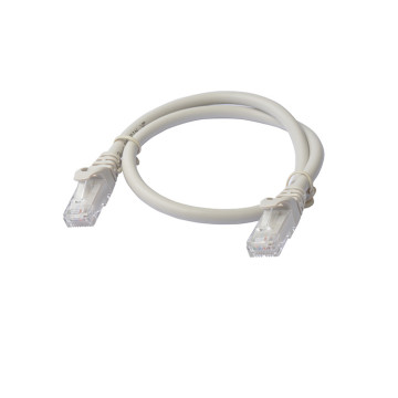 8ware PL6A-0.5GRY CAT6A Cable 0.5m (50cm) - Grey Color RJ45 Ethernet Network LAN UTP Patch Cord Snagless - Image 1