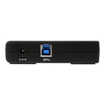 StarTech ST4300USB3 4 PORT BLACK SUPERSPEED USB 3.0 HUB - 4 PORT USB 3.0 HUB 2YR - Image 1