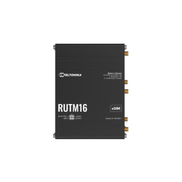 Teltonika RUTM16000300 RUTM16 CAT 6 LTE ROUTER, Global Operation with Telit Cat 6 Modem, Dual-band Wi-Fi 5, 5x Gigabit Ethernet Ports, PSU included - Image 1