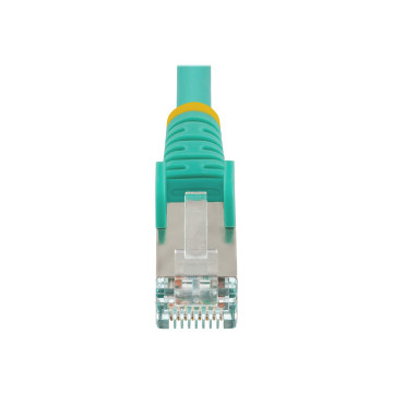 StarTech NLAQ-750-CAT6A-PATCH 7.5M CAT6A ETHERNET CABLE - AQUA - LOW SMOKE ZERO HALOGEN (LSZH) - 10GBE 500M - Image 1