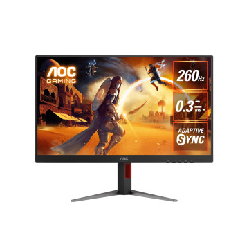 AOC Q27G4Z 27" (16:9) MONITOR, QHD FIPS, HDMI(2), DP, H/ADJ, 260HZ, 1MS GTG, 3YR - Image 1