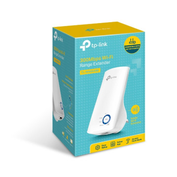 TP-LINK TL-WA850RE N300 WiFi Range Extender 2.4GHz (300Mbps) 1x100Mbps LAN 802.11bgn 2x OnBoard antennas Mini size wall-mounted replaces TL-WA855RE - Image 1