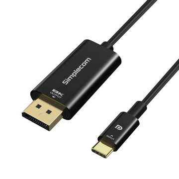Simplecom DA323 USB-C to DisplayPort Cable DP1.4 8K@60Hz 2M - Image 1