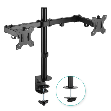 MBEAT ACA-BMA-DC01K activiva ErgoLife Dual Monitor Screen Double Joint Monitor Arm Detachable VESA 360° Rotary Two Mounting Options Net Weight: 4.3kg - Image 1