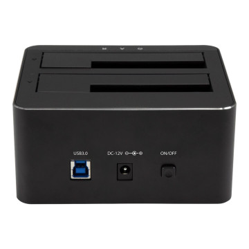 StarTech SDOCK2U33V DUAL BAY SATA HDD DOCKING STATION FOR 2.5 3.5" HDD - USB 3.0 2YR - Image 1